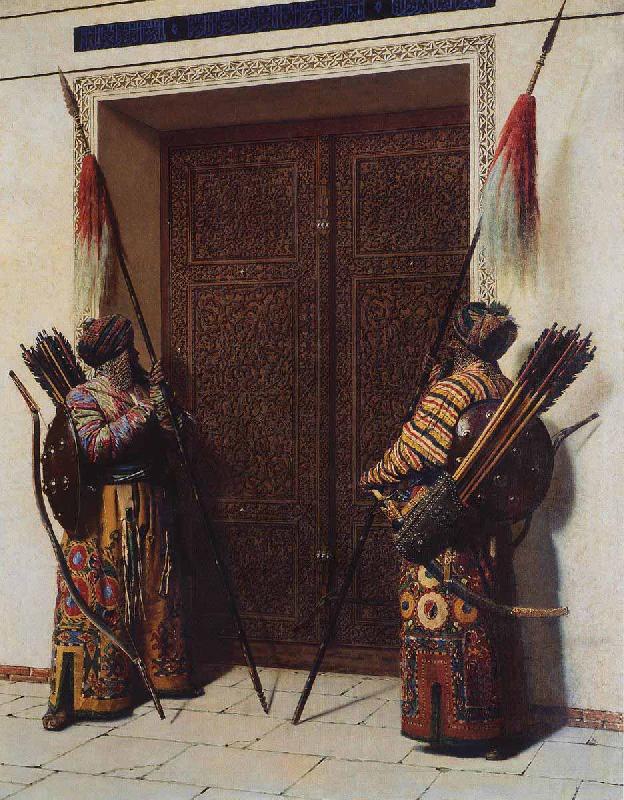 Vasily Vereshchagin Tamerlans doors Sweden oil painting art